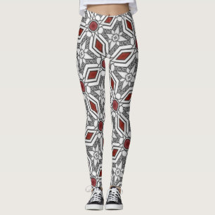 Geometrisk grafik leggings