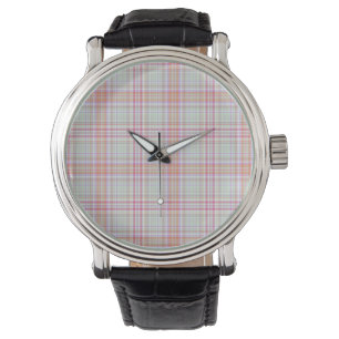 Geometrisk grafisk Elegant för rosa och Grönt Armbandsur