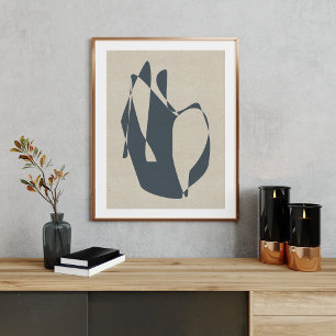 Geometrisk Grått-Neutralt av minimalistisk Abstrak Poster