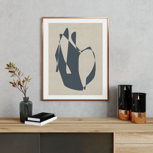 Geometrisk Grått-Neutralt av minimalistisk Abstrak Poster (Skapare uppladdad)