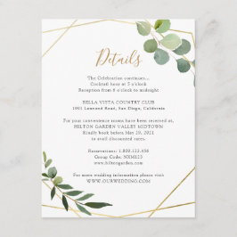 Geometrisk grönska Eucalyptus Information Detaljer Tilläggskort