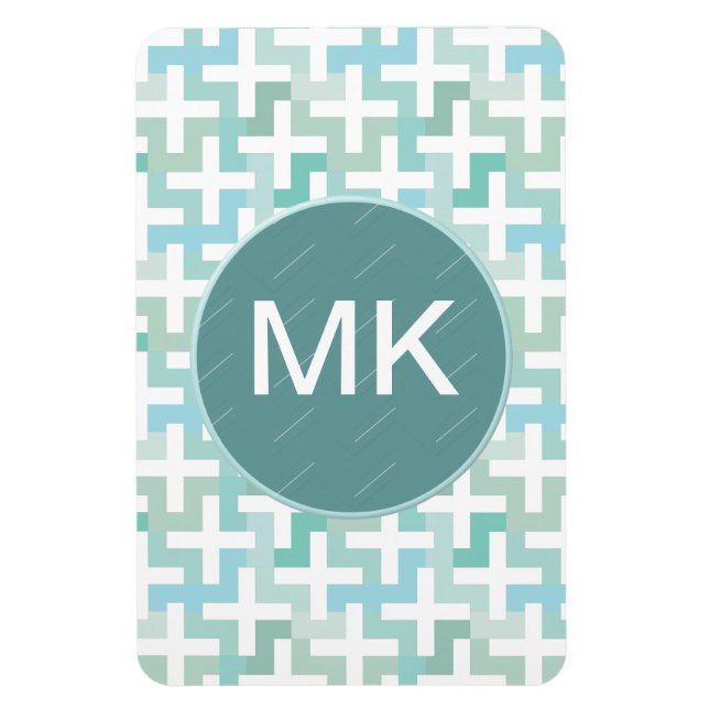 Geometrisk Grönt av skalbaggar Magnet (Vertikal)