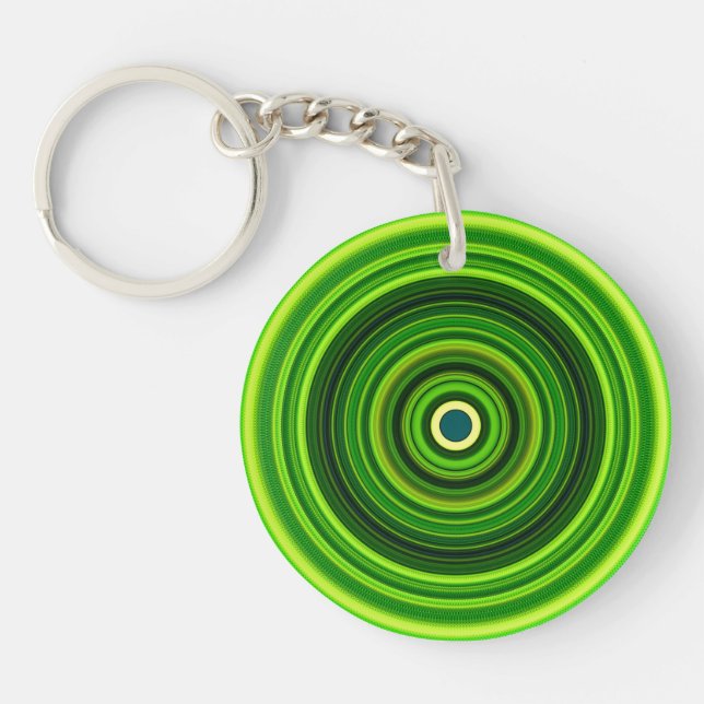 Geometrisk Grönt Mandala Design-64555 (Framsidan)
