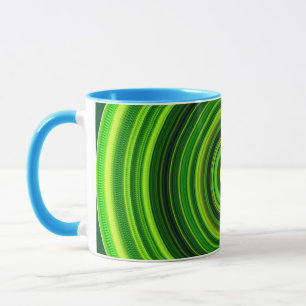 Geometrisk Grönt Mandala Design-64555 Mugg
