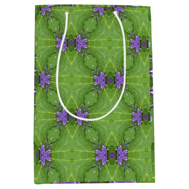 Geometrisk grönt med papper lavandeomslagning (Framsidan)