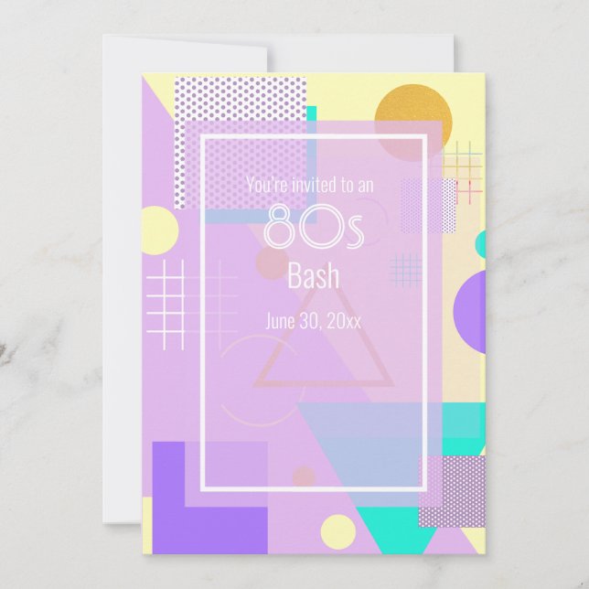 Geometrisk gult meddelande (Framsida)