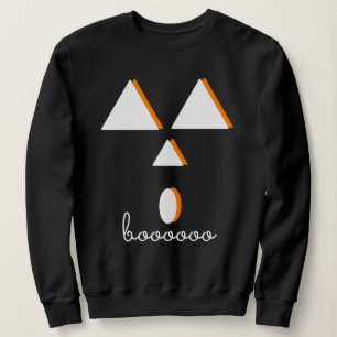 Geometrisk Halloween-pumpa ansikte T Shirt