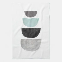 Geometrisk handduk för tea för