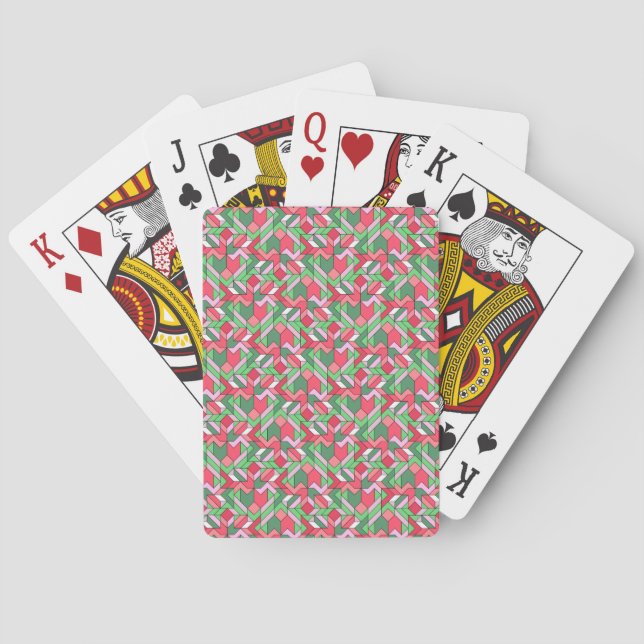 Geometrisk Harmoni #1 Casinokort (Baksidan)