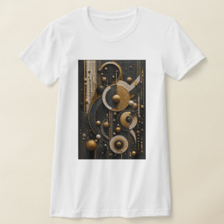 Geometrisk harmoni i 3D mikro mosaik T Shirt