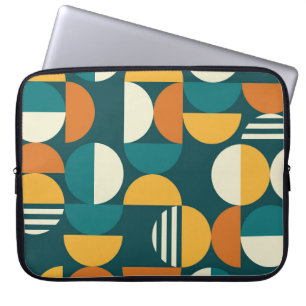Geometrisk i mitten av århundradet: Retro-minimali Laptop Fodral