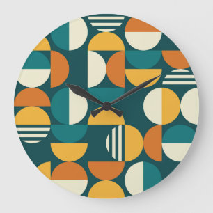 Geometrisk i mitten av århundradet: Retro-minimali Stor Klocka