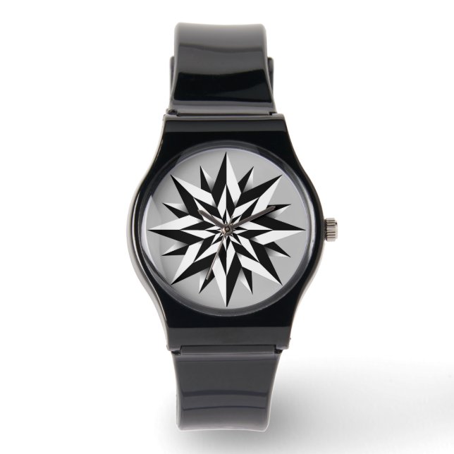 Geometrisk Illusion Armbandsur (Framsida)
