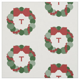 Geometrisk julandeutandning med Monogram Fabric Tyg