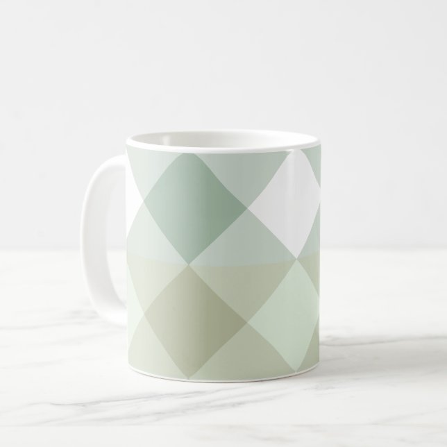 Geometrisk kaffekaffe Mugg (Framsida vänster)