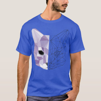 Geometrisk katt 1 t shirt