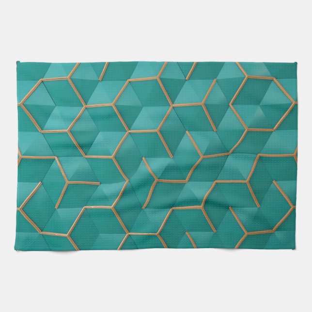 geometrisk kökshandduk (Horisontell)