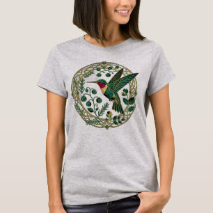 Geometrisk Kolibri-Filigran Trädgårdsköket T Shirt