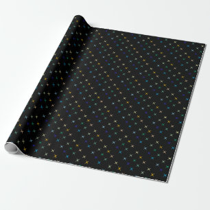 Geometrisk konsdesign för Retro Mid Centres Presentpapper