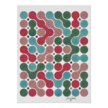 Geometrisk konst för helgdag av punktblob