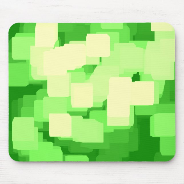 Geometrisk konst "Iceberg" Musmatta (Framsidan)
