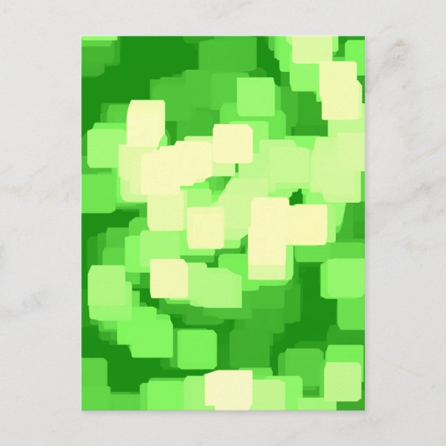 Geometrisk konst "Iceberg" Vykort (Framsida)