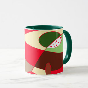Geometrisk konst mugg