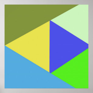 geometrisk konst poster