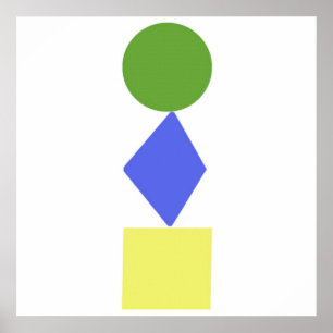 geometrisk konst poster