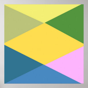 geometrisk konst poster