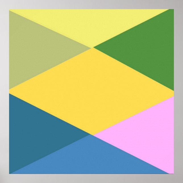 geometrisk konst poster (Framsidan)