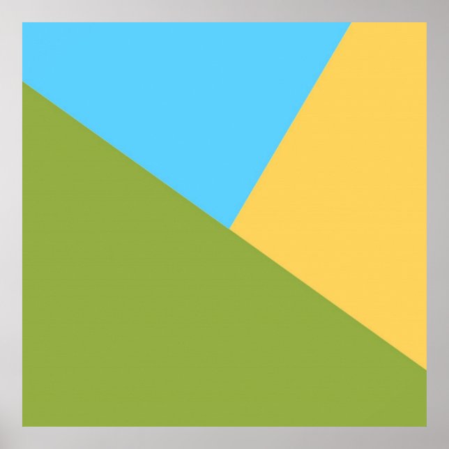 geometrisk konst poster (Framsidan)