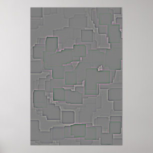 Geometrisk konst "Twilignt" Poster