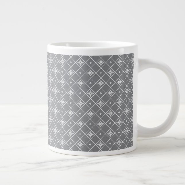 Geometrisk korshänge jumbo mugg (Höger)