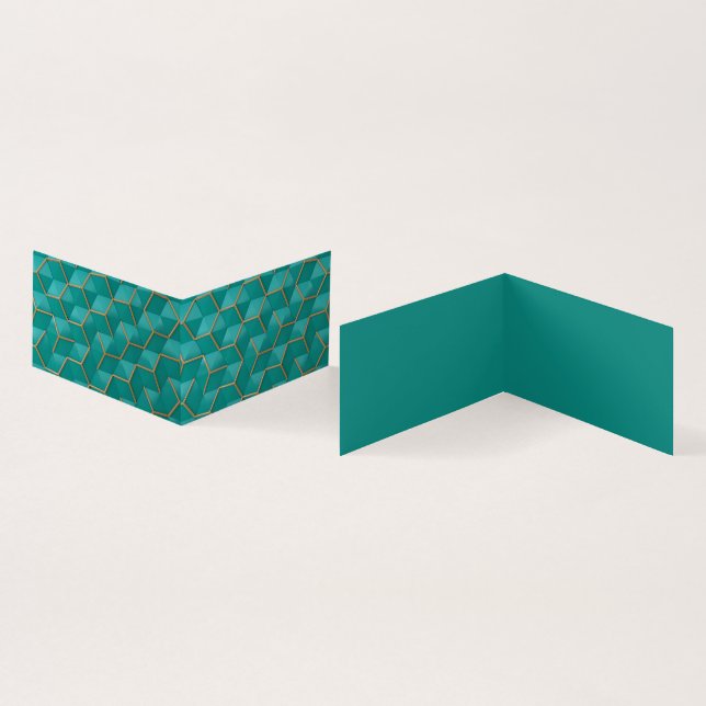 geometrisk kort (In- och utsida)