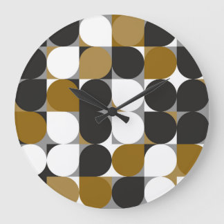 Geometrisk kreativitet: Sömlös Mönster-design Stor Klocka