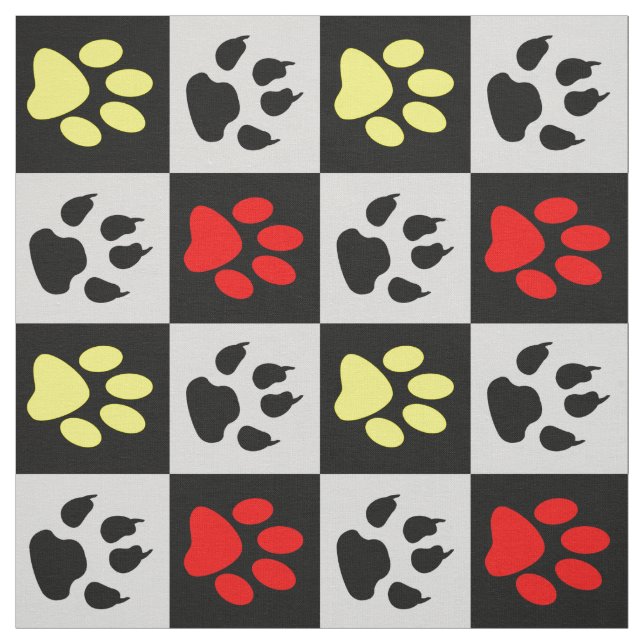 Geometrisk kute Pet Tassar och Klo Tyg (Provkarta)