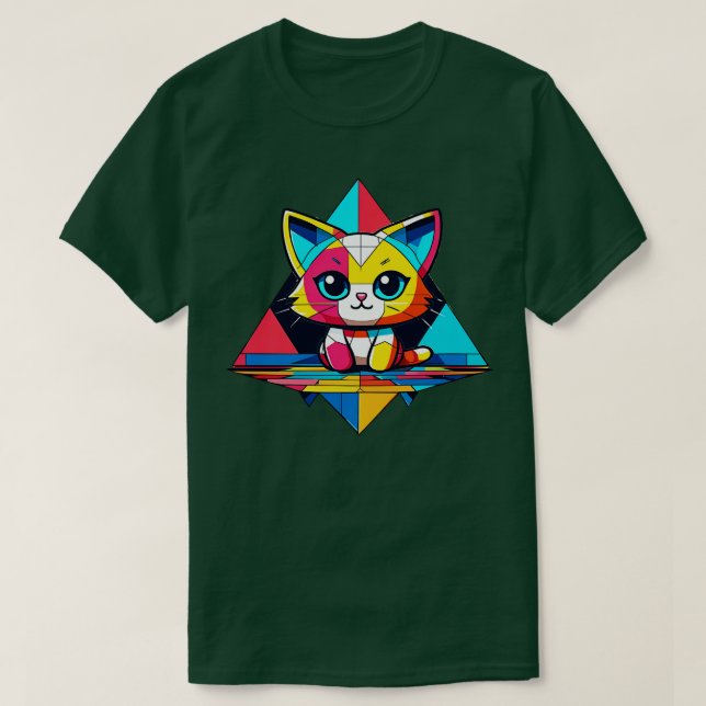 Geometrisk kute t shirt (Design framsida)