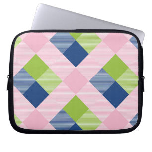 Geometrisk kvadratabstraktion 18 laptop fodral