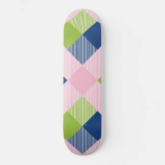 Geometrisk kvadratabstraktion 18 mini skateboard bräda 18,5 cm