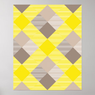 Geometrisk kvadratabstraktion 19 poster