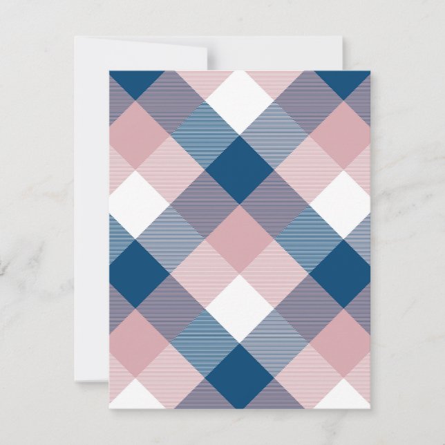 Geometrisk kvadratabstraktion 1 anteckningskort (Framsida)