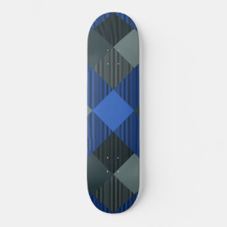 Geometrisk kvadratabstraktion 21 mini skateboard bräda 18,5 cm