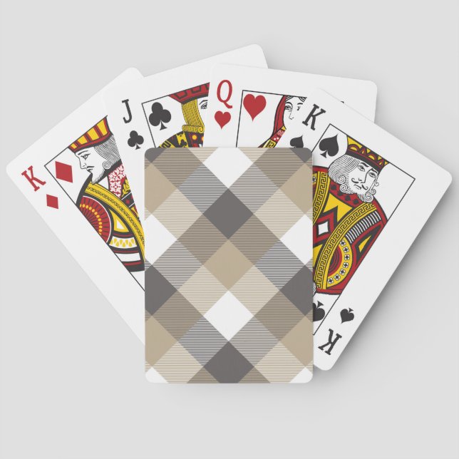 Geometrisk kvadratabstraktion 2 casinokort (Baksidan)