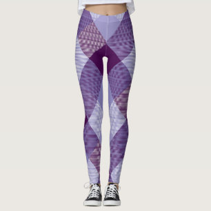 Geometrisk kvadratabstraktion 4 leggings