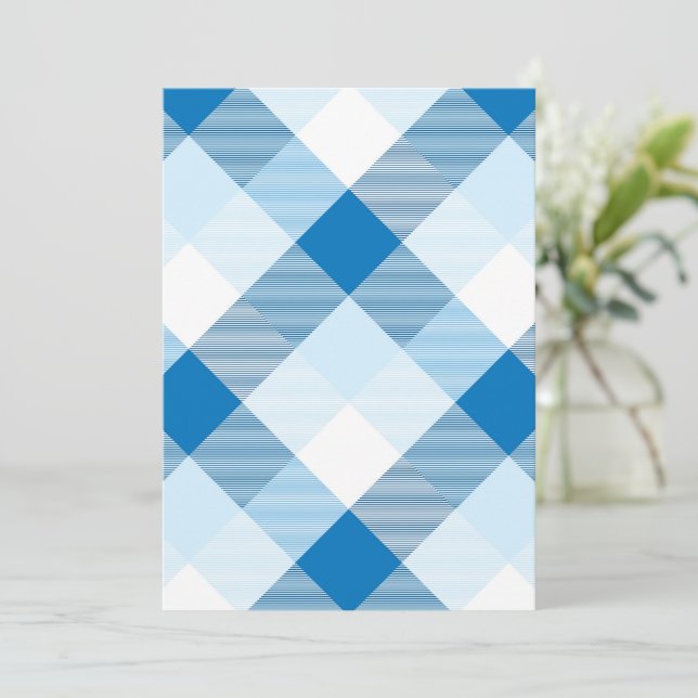 Geometrisk kvadratabstraktion 6 kort (Stående Fram)
