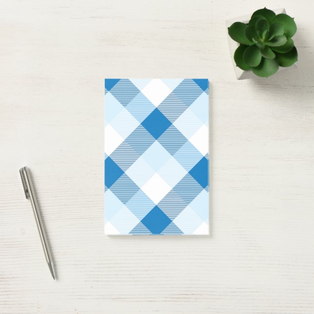 Geometrisk kvadratabstraktion 6 post-it block (Kontor)