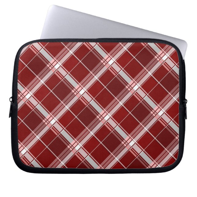 Geometrisk kvadratabstraktion 7 laptop fodral (Framsidan)