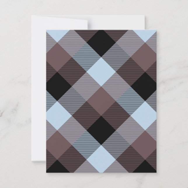 Geometrisk kvadratabstraktion 8 anteckningskort (Framsida)