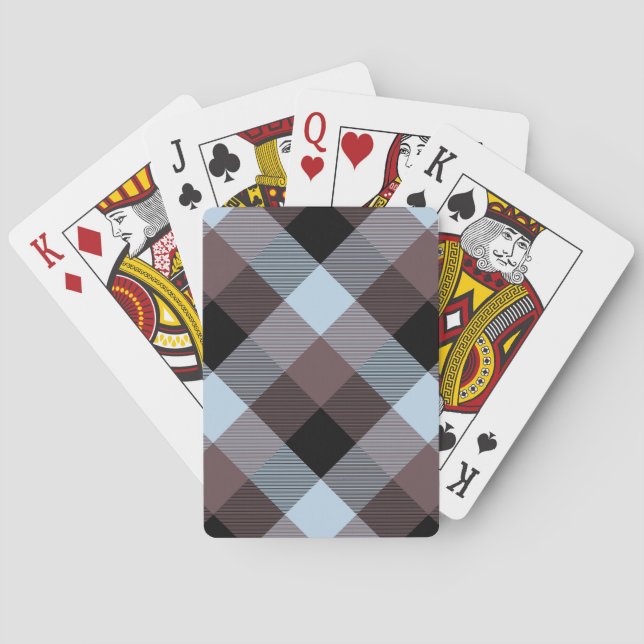 Geometrisk kvadratabstraktion 8 casinokort (Baksidan)